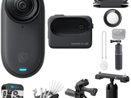 Insta360 GO 3S 64GB Tiny Mighty 4K Action Camera w  3Yr Warranty + Bike Accessory Bundle Fashion