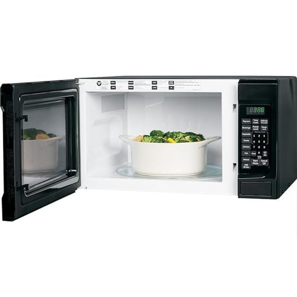 GE 1.4 Cu. Ft. Countertop Microwave Oven Black with 2 Year Warranty & Oven Mitt Online