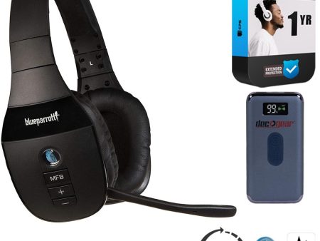 BlueParrott S450-XT Wireless Bluetooth Stereo Headset + Power Bank + Protection Pack Online