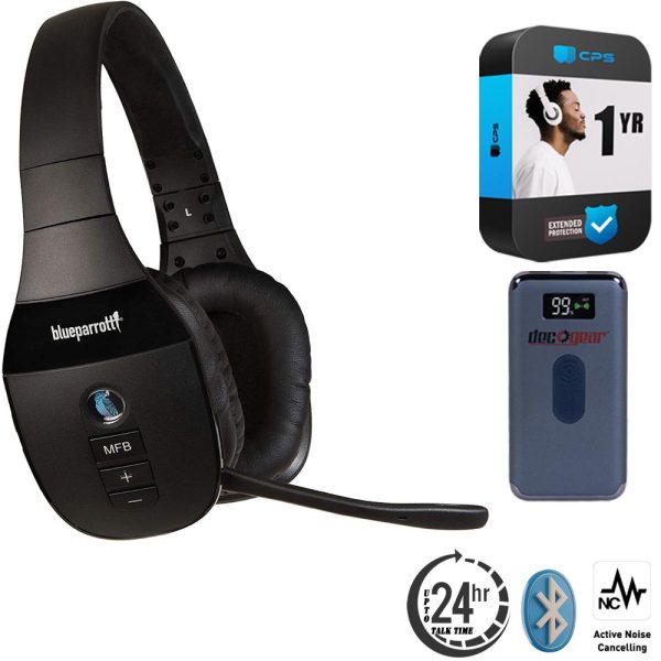 BlueParrott S450-XT Wireless Bluetooth Stereo Headset + Power Bank + Protection Pack Online