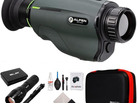 Alpen Optics Apex 35mm Thermal Monocular, HD AMOLED Display w  Accessories Bundle Cheap