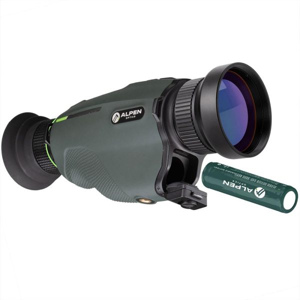 Alpen Optics Apex 54mm Thermal Monocular, HD AMOLED Display w  Accessories Bundle Hot on Sale