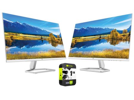 Hewlett Packard 27  Full HD FreeSync HDMI VGA IPS Monitor 2 Pack with Warranty Sale