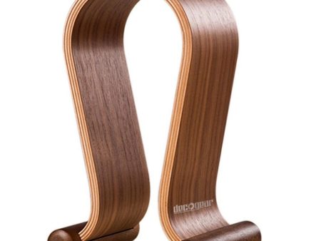 Deco Gear Wood Headphone Display Stand Secure Tabletop Holder   Gaming Headset Hanger Hot on Sale