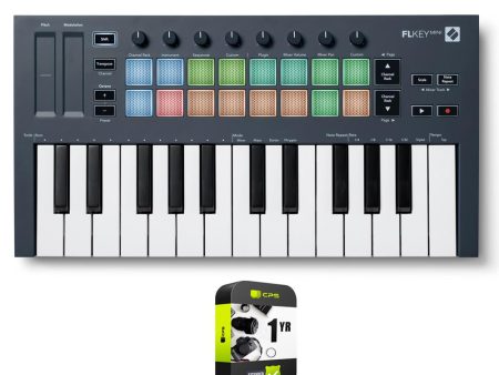 Novation FLkey Mini MIDI Keyboard for FL Studio with 1 Year Extended Warranty Online now