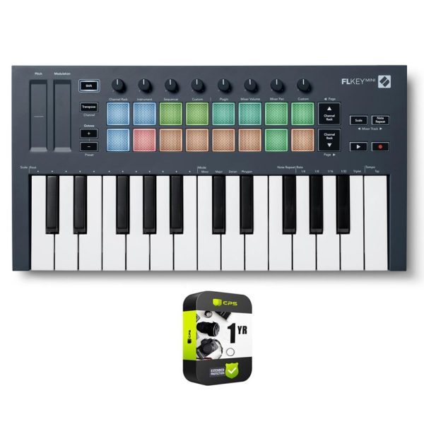 Novation FLkey Mini MIDI Keyboard for FL Studio with 1 Year Extended Warranty Online now