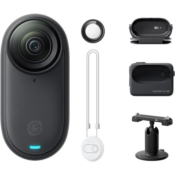 Insta360 GO 3S 64GB Tiny Mighty 4K Action Camera w  3Yr Warranty + Bike Accessory Bundle Fashion