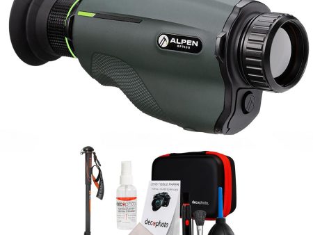 Alpen Optics Apex 35mm Thermal Monocular HD AMOLED Wi-Fi + Monopod Exclusive Kit For Discount