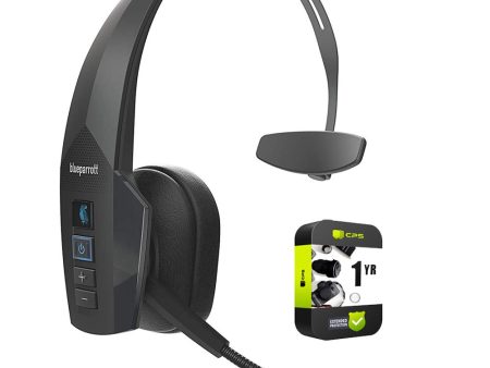 BlueParrott Bluetooth Mono Noise-Canceling Headset with 1 Year Extended Warranty Sale