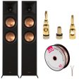 Klipsch RP-6000F II Floorstanding Speaker (Pair) + Deco Gear Wire + Banana Plugs on Sale