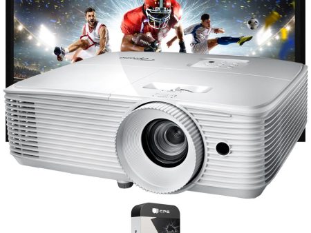 Optoma HD39HDRx HDR Gaming Home Theater Projector w 120  Screen +2 Year Warranty Discount