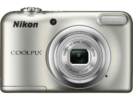 Nikon COOLPIX A10 16.1MP 5x Zoom NIKKOR Glass Lens Digital Camera - Silver Refurbished For Cheap