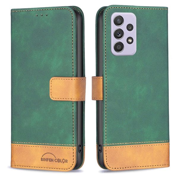 BINFEN COLOR BF Leather Case Series-7 for Samsung Galaxy A52 4G A52 5G A52s 5G, Style 11 Stand Wallet Design Anti-Fall  Folio Flip PU Leather Case with Soft TPU Inner Case Sale