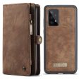 CASEME 008 Series for Samsung Galaxy A53 5G Well-protected Detachable 2-in-1 Split Leather Phone Case Multifunctional Anti-scratch Wallet Stand Shell Supply