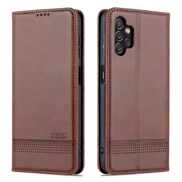 AZNS For Samsung Galaxy A13 4G Magnetic Absorption Textured PU Leather Wallet Flip Case Folding Stand Protective Cover Discount