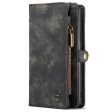 CASEME 008 Series for Samsung Galaxy S22+ 5G Multifunctional Detachable 2-in-1 Cell Phone Case Anti-scratch Wallet Stand Split Leather Cover Fashion