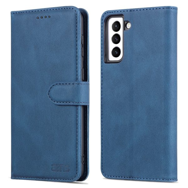 AZNS Mobile Phone Shell PU Leather Flip Wallet Case Stand Shockproof TPU Inner Phone Cover for Samsung Galaxy S21 FE 5G For Discount