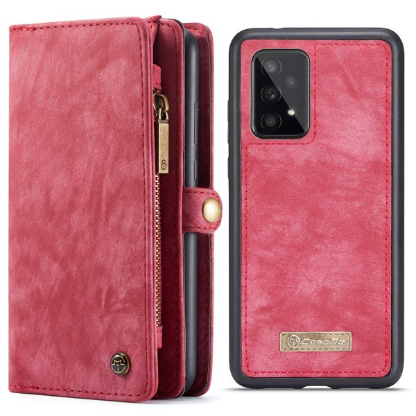 CASEME 008 Series for Samsung Galaxy A33 5G Detachable 2-in-1 Full Protection Split Leather Phone Case Multifunctional Wallet Stand Shell For Cheap