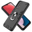 YB PC Series-1 for Samsung Galaxy A13 4G Back Case TPU+PC Hybrid Dual Layer Defender Phone Cover with Ring Car Mount Kickstand Online Hot Sale