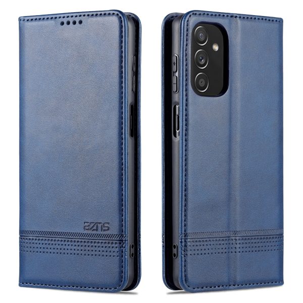 AZNS Magnetic Absorption PU Leather Flip Cover Stand Full Protection Wallet Phone Case for Samsung Galaxy M52 5G For Sale