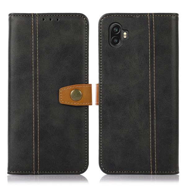 For Samsung Galaxy Xcover 6 Pro Flip Book PU Leather Phone Case Shockproof TPU Inner Shell Stand Wallet Folio Cover Fashion