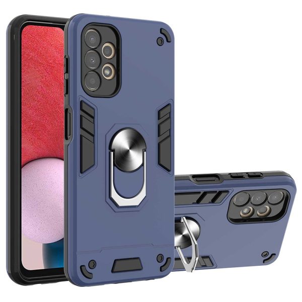 YB PC Series-1 for Samsung Galaxy A13 4G Back Case TPU+PC Hybrid Dual Layer Defender Phone Cover with Ring Car Mount Kickstand Online Hot Sale