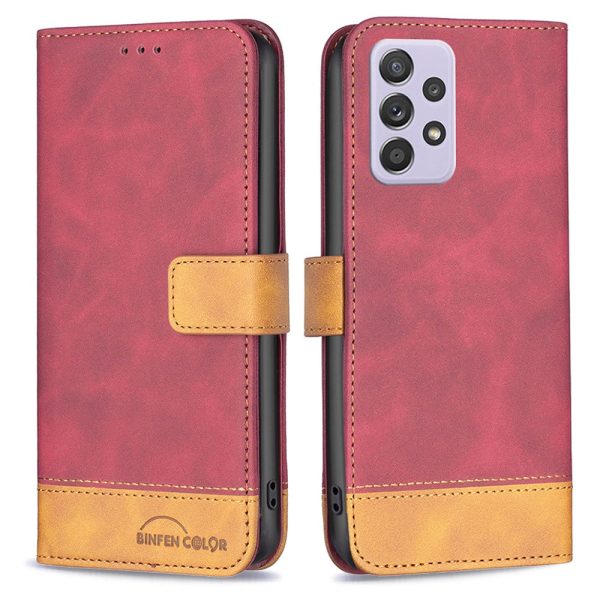 BINFEN COLOR BF Leather Case Series-7 for Samsung Galaxy A52 4G A52 5G A52s 5G, Style 11 Stand Wallet Design Anti-Fall  Folio Flip PU Leather Case with Soft TPU Inner Case Sale