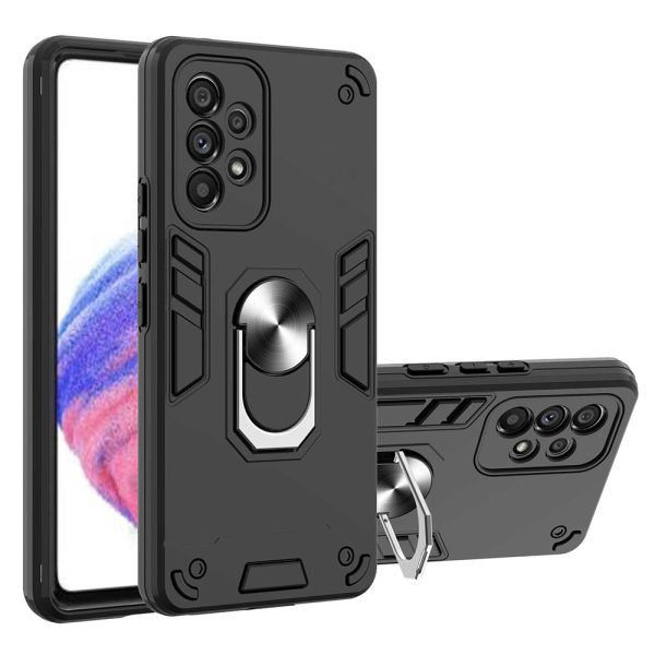 YB PC Series-1 for Samsung Galaxy A53 5G Magnetic Ring Kickstand Case Hybrid 2-in-1 Hard PC Soft TPU Heavy Duty Shockproof Protective Phone Cover For Sale