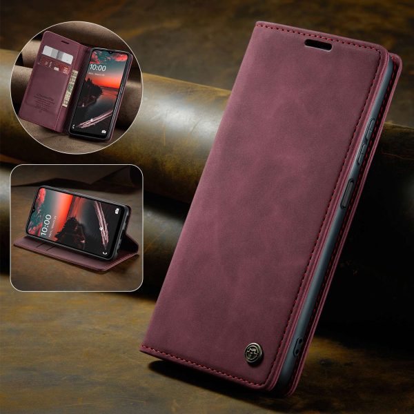 CASEME 013 Series Simple Design Automatic Suction Leather Wallet Case for Samsung Galaxy A32 5G M32 5G Discount