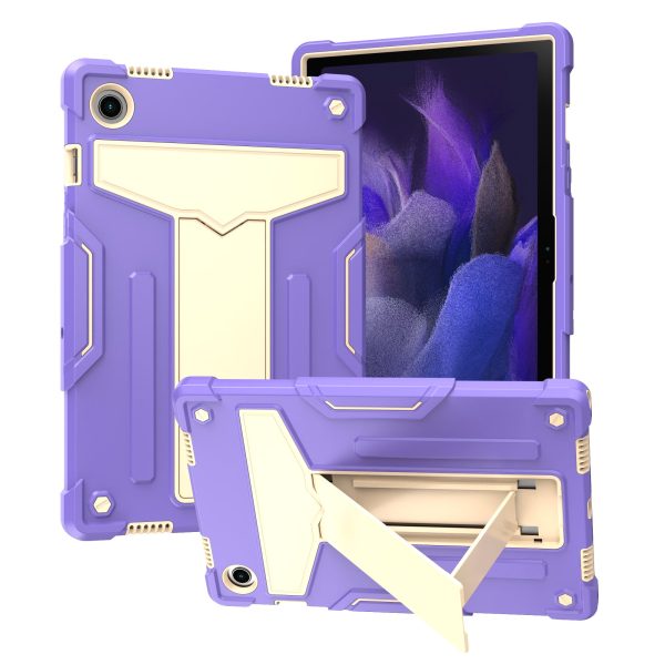 Foldable T-shaped Tablet Case with Kickstand PC Silicone Shockproof Protector Cover for Samsung Galaxy Tab A8 10.5 (2021) Online now