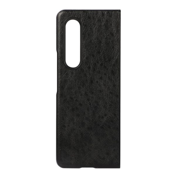 Crazy Horse Texture PU Leather Coated PC Cell Phone Case Protective Cover for Samsung Galaxy Z Fold3 5G Supply