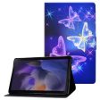 For Samsung Galaxy Tab A8 (2021) SM-X200   SM-X205 Pattern Printing PU Leather Stand Magnetic Closure Tablet Protector Case with Card Slots Fashion