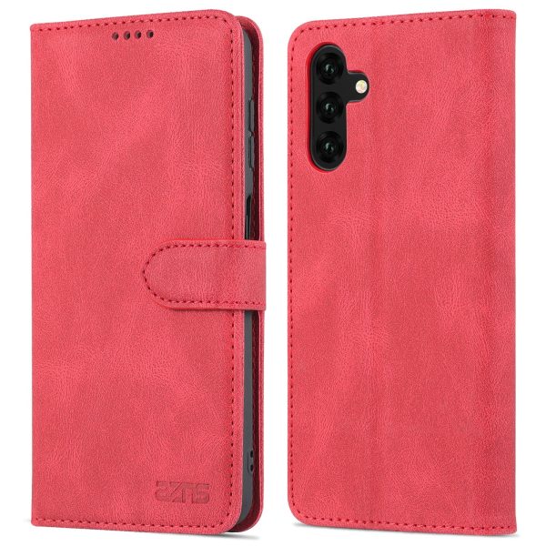 AZNS Shockproof PU Leather + TPU Magnetic Clasp Stand Wallet Phone Case Cover for Samsung Galaxy A13 5G   A04s 4G (164.7 x 76.7 x 9.1 mm) Discount