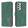 BINFEN COLOR BF05 Shockproof Geometric Imprinted Flip PU Leather Case Wallet Cover with Stand for Samsung Galaxy A53 5G Supply