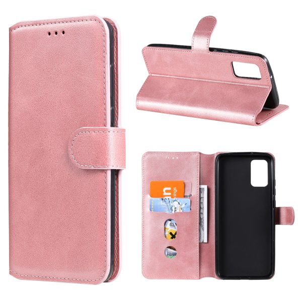 Classic Wallet Stand Flip Leather Phone Case for Samsung Galaxy A02s (164.2x75.9x9.1mm) Discount