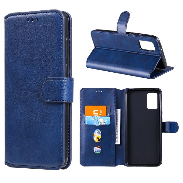 Classic Wallet Stand Flip Leather Phone Case for Samsung Galaxy A02s (164.2x75.9x9.1mm) Discount