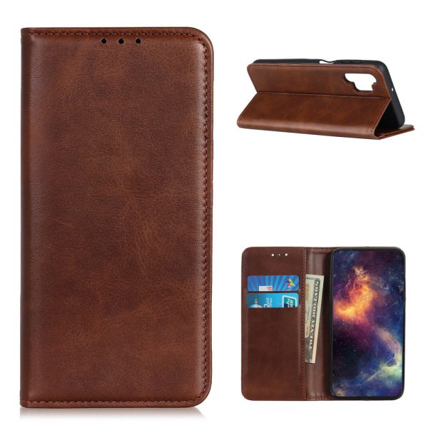 Wallet Stand Split Leather Magnetic Closure Protective Case for Samsung Galaxy A32 4G (EU Version) For Cheap