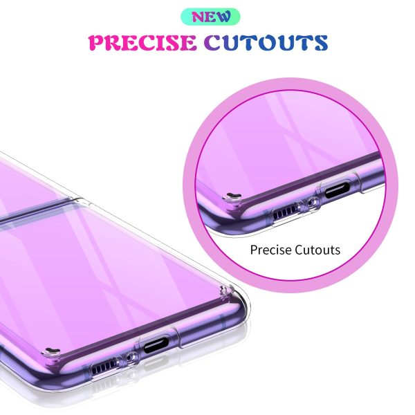 Anti Scratch Transparent Hard PC Phone Protective Cover Case for Samsung Galaxy Z Flip For Discount