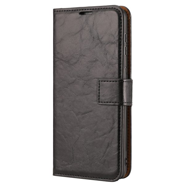 Crazy Horse Texture Detachable 2 in 1 Folio Flip Leather Mobile Phone Cover Case with Wallet Stand for Samsung Galaxy S22 5G Online Hot Sale