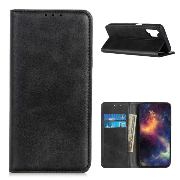 Wallet Stand Split Leather Magnetic Closure Protective Case for Samsung Galaxy A32 4G (EU Version) For Cheap