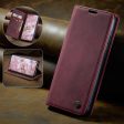 CASEME 013 Series Wallet PU Leather and TPU Mobile Phone Shell Bag Anti-dust Card Holder Phone Case for Samsung Galaxy S22 5G on Sale