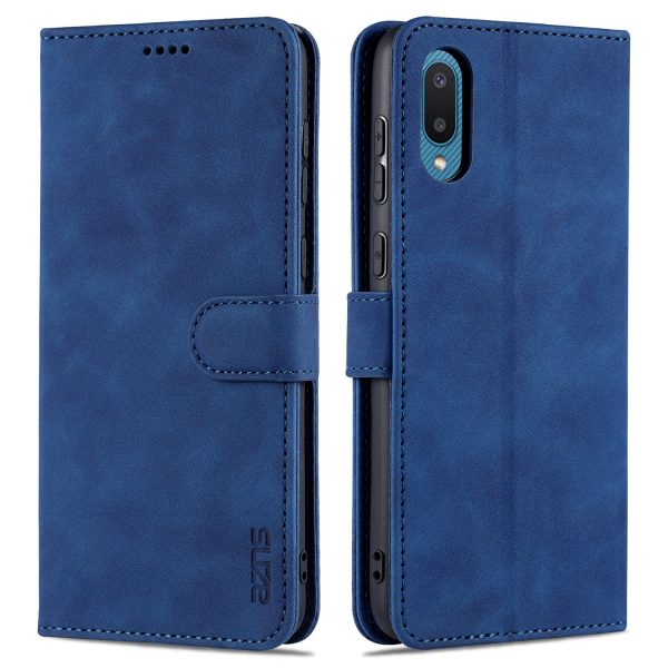 AZNS Leather Phone Case with Wallet Stand for Samsung Galaxy A02 M02 Sale