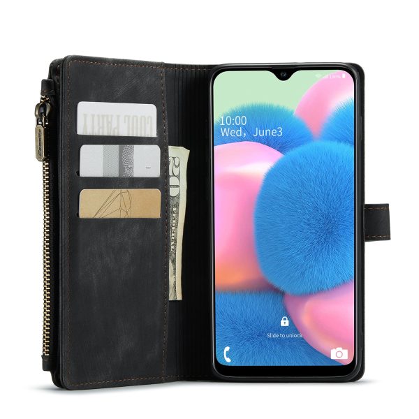 CASEME C30 Series for Samsung Galaxy A30s A50 A50s Viewing Stand Design PU Leather Phone Case Zipper Pocket Wallet Phone Cover Discount