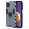 Cool Guard Ring Holder Kickstand PC TPU Hybrid Case Protective Shell for Samsung Galaxy M12 For Sale