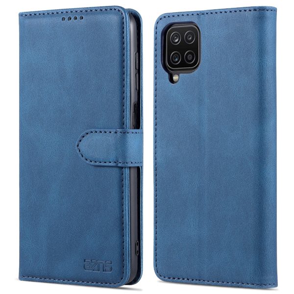 AZNS Magnetic Clasp Leather Case Scratch-resistant Wallet Stand Phone Cover for Samsung Galaxy A12 Discount