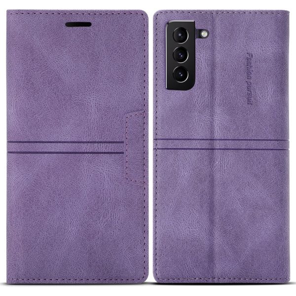 Auto-absorbed Scratch Resistant Fantasy TPU+PU Leather Phone Wallet Cover Shell for Samsung Galaxy S22 5G Supply