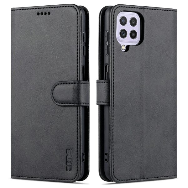 AZNS Wallet Stand Leather Phone Case for Samsung Galaxy A22 4G (EU Version) Supply