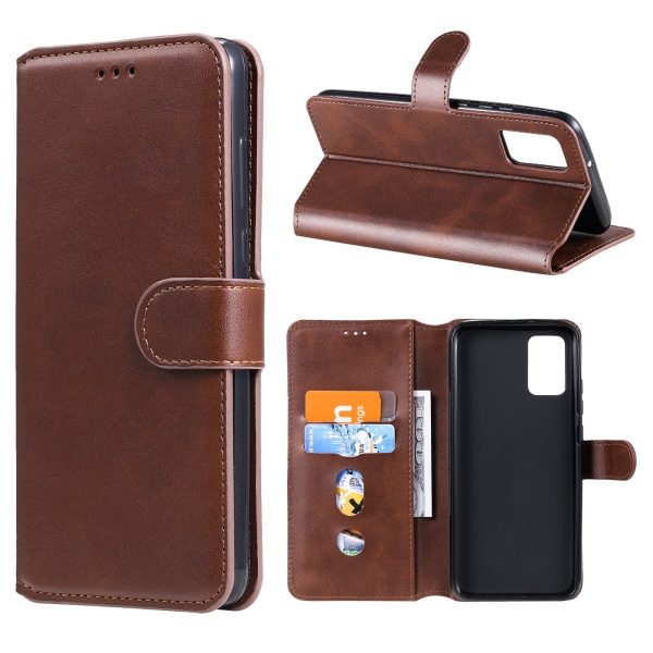 Classic Wallet Stand Flip Leather Phone Case for Samsung Galaxy A02s (164.2x75.9x9.1mm) Discount