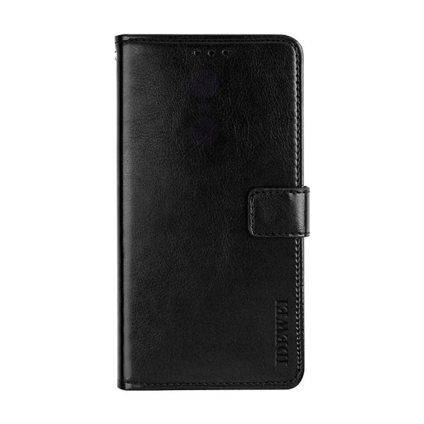 IDEWEI Wallet Design Crazy Horse Texture Leather Mobile Casing for Samsung Galaxy A12 Sale