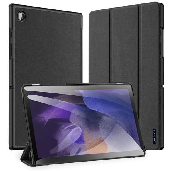 DUX DUCIS DOMO Series for Samsung Galaxy Tab A8 10.5 (2021) Tri-fold Stand PU Leather + PC Shockproof Tablet Case Cover with Auto Sleep Wake Online now